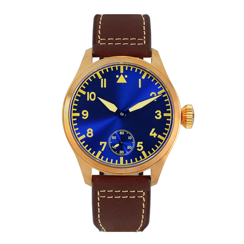 San Martin Bronze Pilot Mechanical Watch Men SN037-Q-MOP San Martin Watch san martin watchSan Martin Watch
