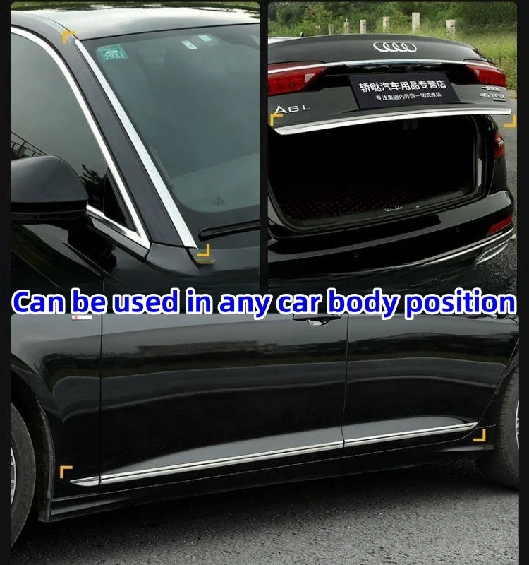 Car modified body decorative strips, side skirt protection and anti-scratch strips