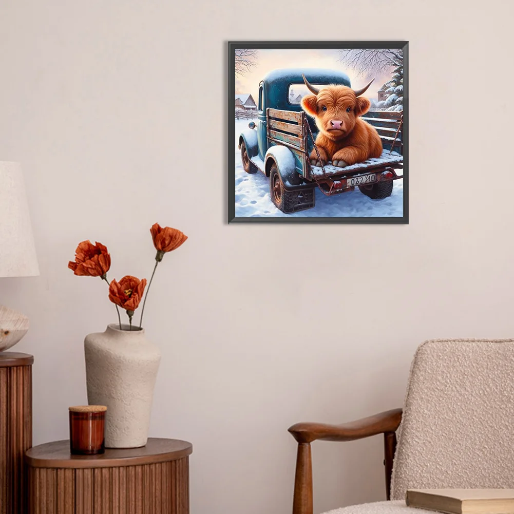 Diamond Painting - Full Round Drill - Calf(Canvas|30*30cm)