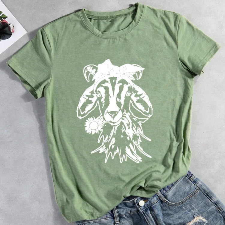 PSL - Sunflower Goat T-shirt Tee -05999