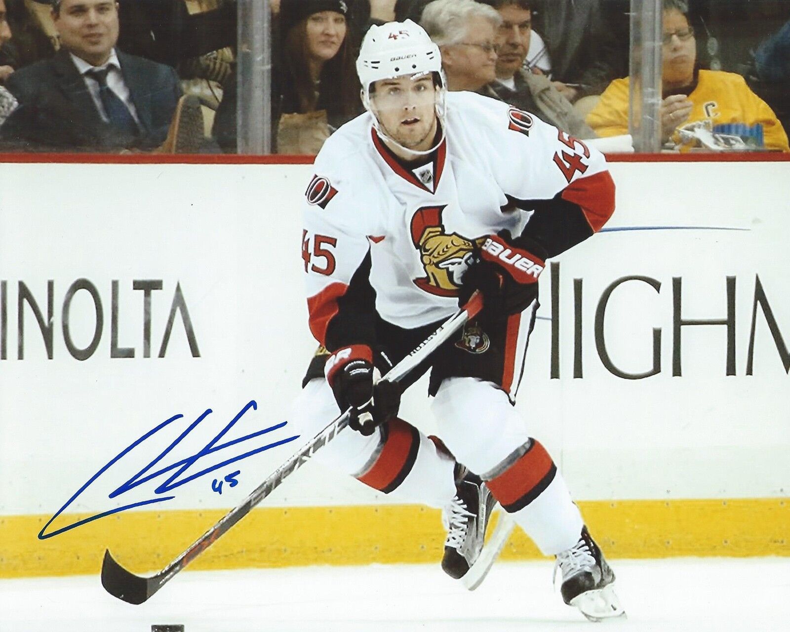 Chris Wideman Signed 8x10 Photo Poster painting Ottawa Senators Autographed COA B