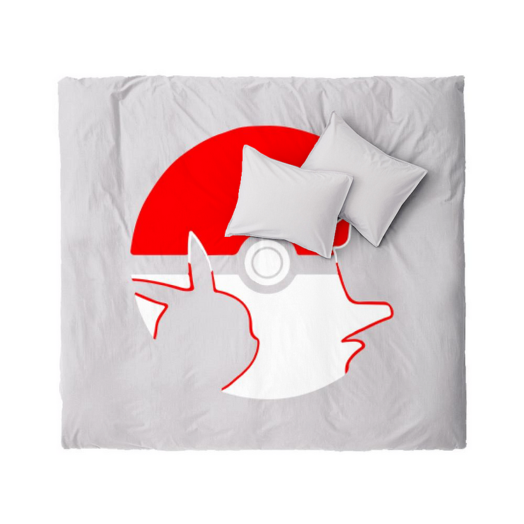 Pikachu And Ash Ketchum Are Friends Forever, Pokemon Duvet Cover Set
