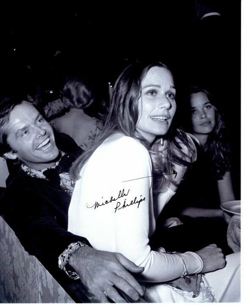 Michelle phillips signed autographed w sally kellerman & jack nicholson Photo Poster painting