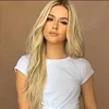 Blonde Wig With Baby Hair Body Wave Human Hair