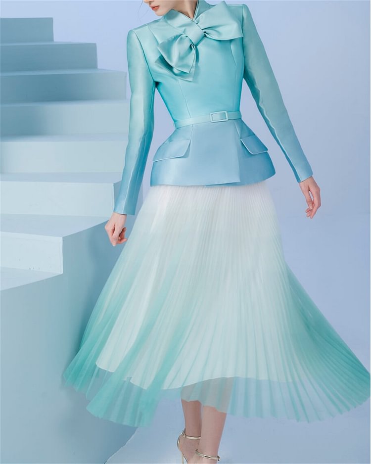 Women's Gradient Color Dress