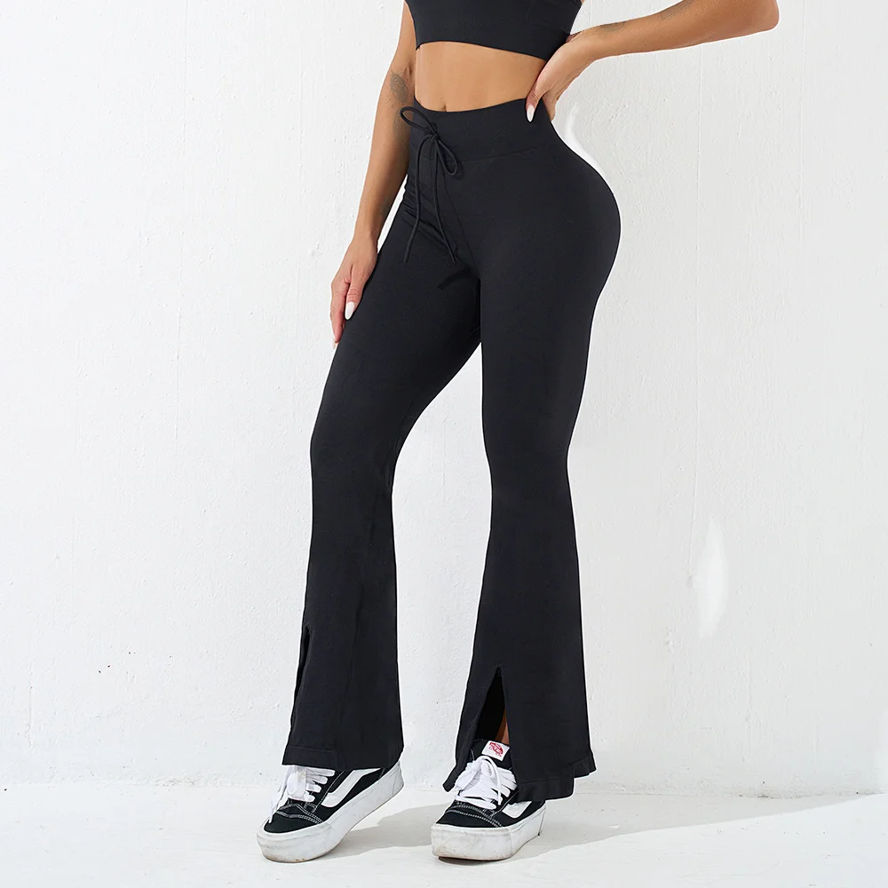 Breathable Yoga Pants High Waist Hip Lifting Sports Yoga Pants Tummy Control Stretch Fitness Sports Pants