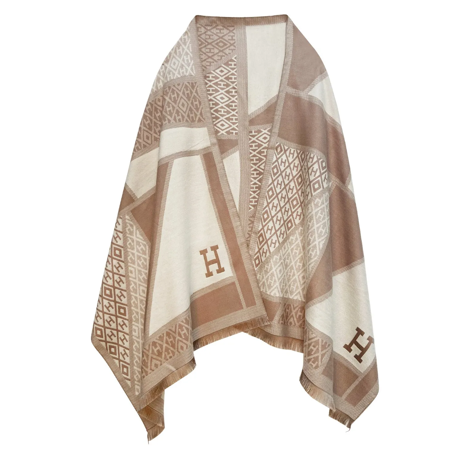 EXTREE Winter Wearable Blanket Scarfs for Women - Silky Pashmina Shawls and Wraps for Evening Dresses