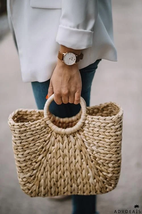 Corn Skin Straw Bag
