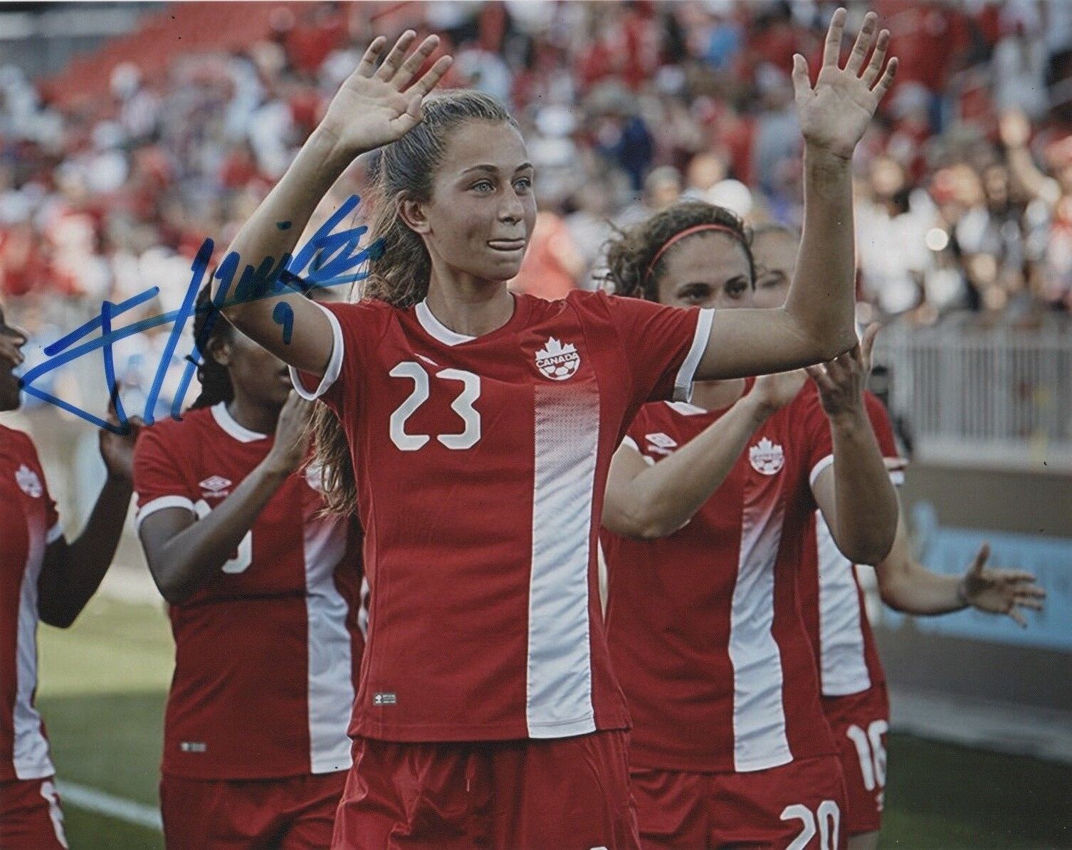 Team Canada Jordyn Huitema Autographed Signed 8x10 Photo Poster painting COA #8