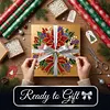 (25x25cm)DIY Pearl Painting Xmas Framed Handmade Pearl Material Art Kit Living Room Decor