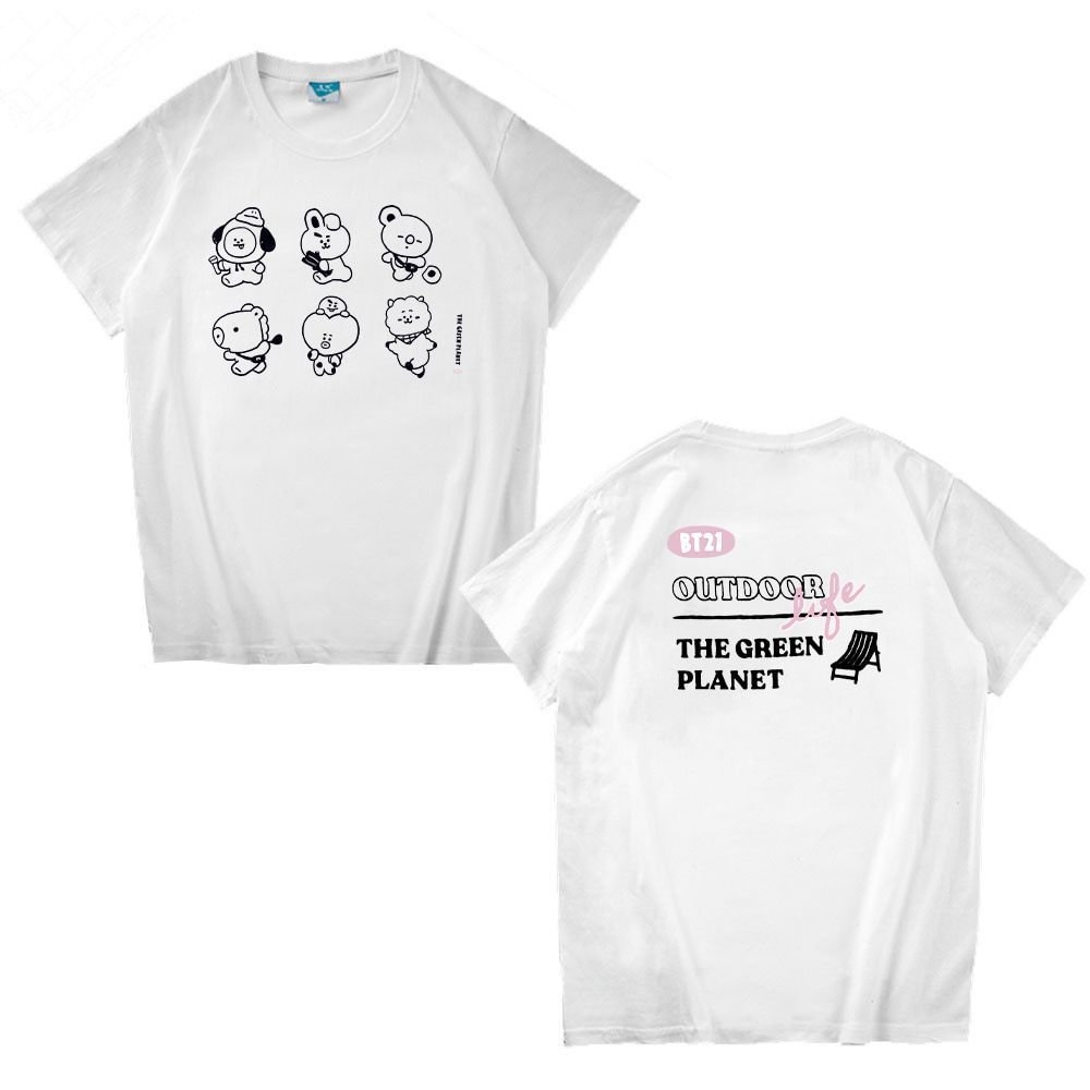 BT21 OUTDOOR Cute Print T-shirt