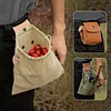Sac banane en toile pliable pour la recherche de nourriture