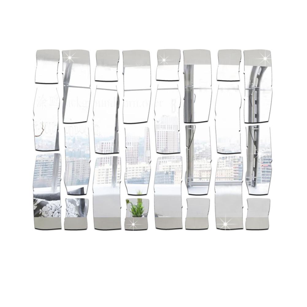 

3D Acrylic Geometric Cartoon Brick DIY Wall Stickers Waterproof Decor, 501 Original