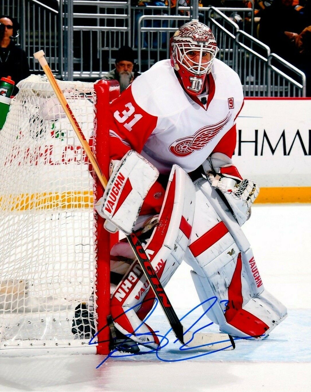 JARED COREAU autographed SIGNED DETROIT RED WINGS 8x10 Photo Poster painting