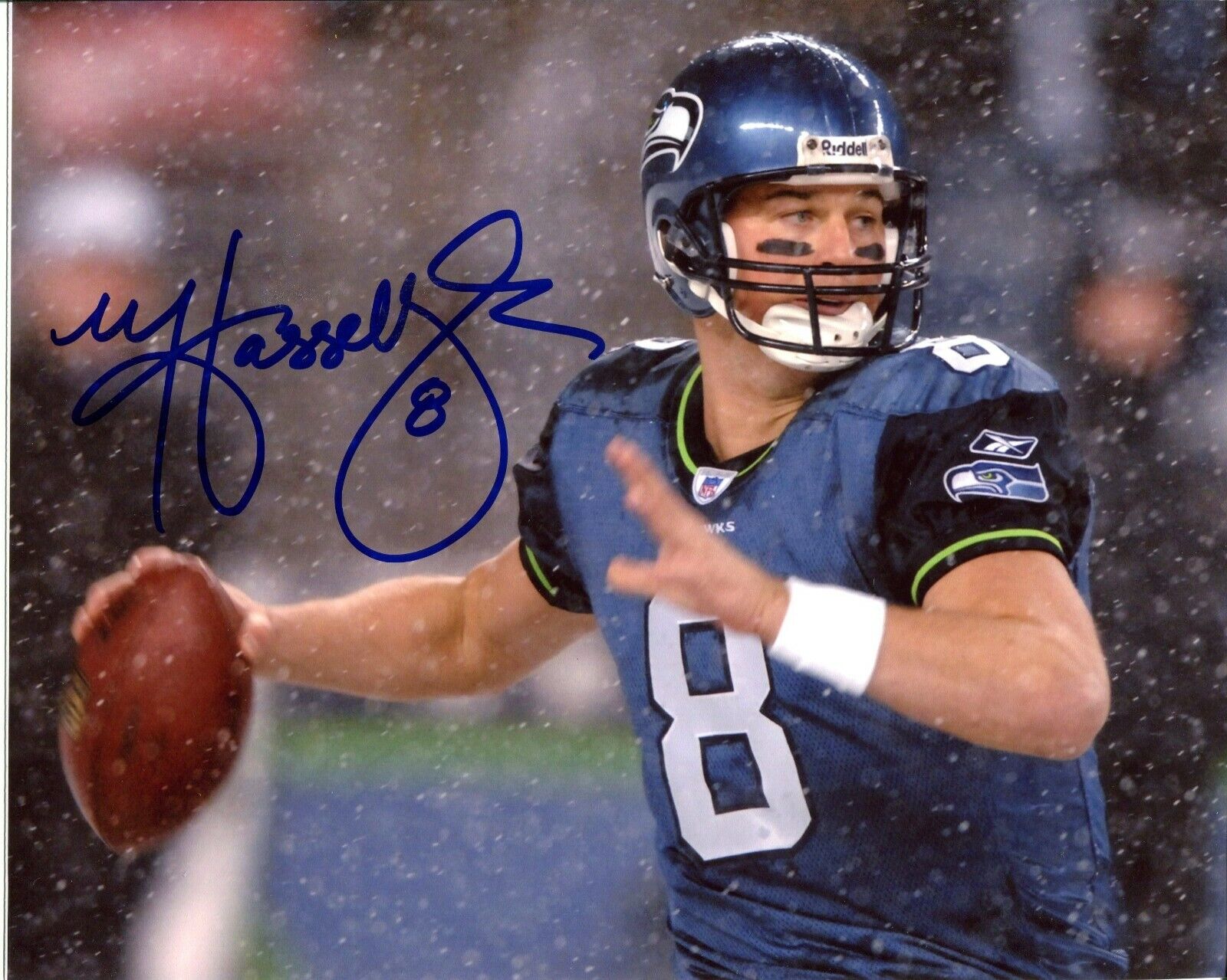 Matt Hasselbeck Seattle Seahawks Autographed Signed 8x10 Photo Poster painting CFS COA