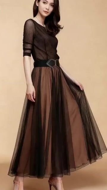 Elegant Plain Boat Neck Flowy Hem Maxi Dress <Ship in 24 hours>