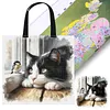 Cats And Birds-11CT DIY Stamped Cross Stitch Shopping Bag 40*40cm