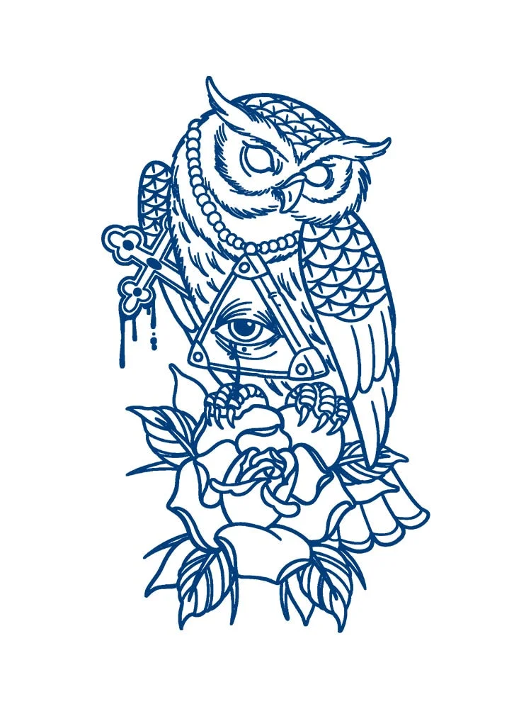 KT1-50 cross-border semi-permanent herbal juice tattoo sticker flower arm clavicle non-reflective simulation tattoo size pattern