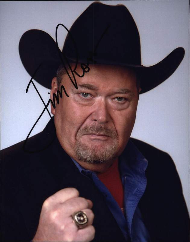 Jim Ross ( WWF WWE ) Autographed Signed 8x10 Photo Poster painting REPRINT ,