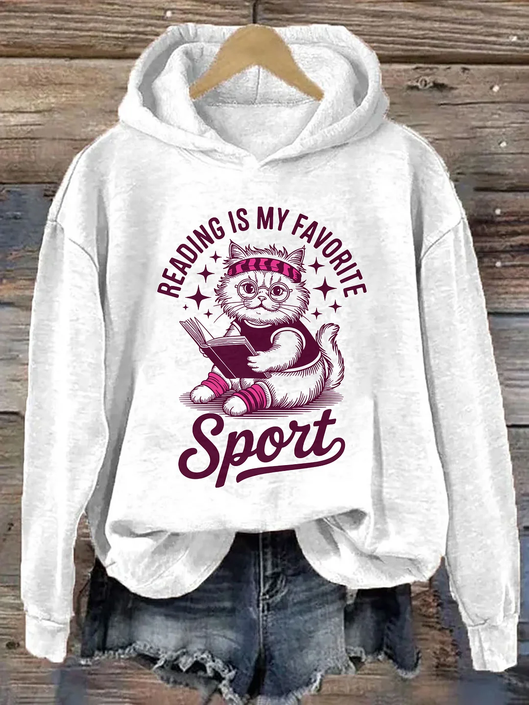 Reading Is My Favorite Sport Hoodie