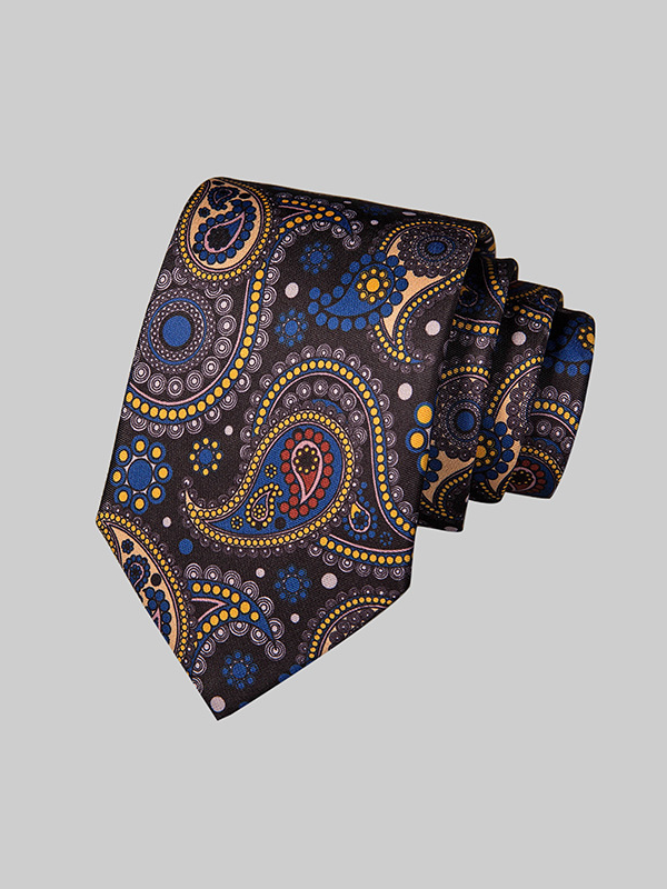 Silk Ties Print Fancy Pattern Fashion Style-Chouchouhome
