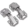 10pcs Cabinet Door Hinges No Drilling Hole Easy Installation Hinges Repair Tools