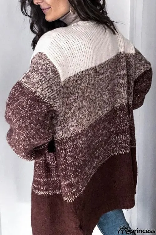 Gradient Loose Cardigan