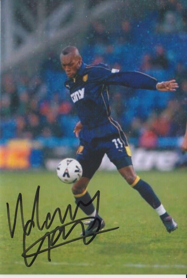 MARCUS GAYLE HAND SIGNED 6X4 Photo Poster painting AFC WIMBLEDON FOOTBALL AUTOGRAPH 1