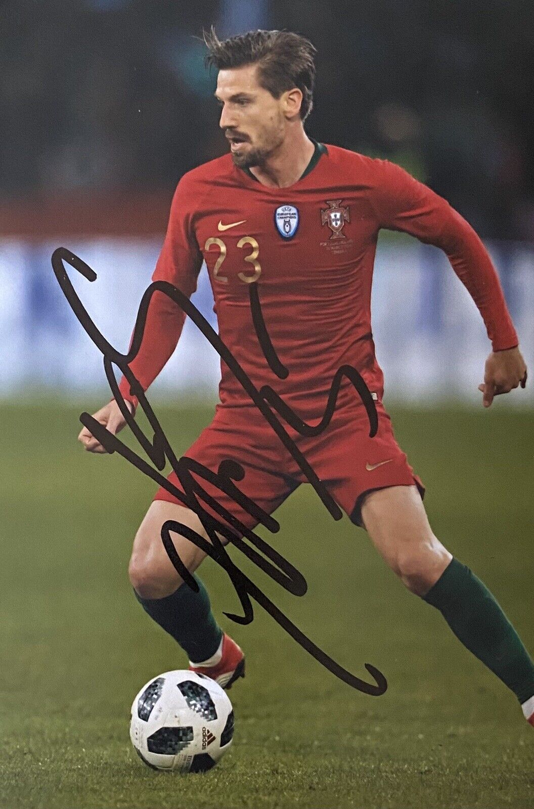 Adrien Silva Hand Signed Portugal 6X4 Photo Poster painting 3