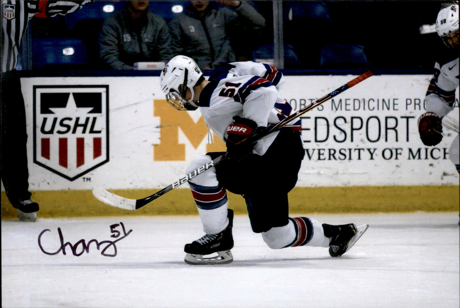 Chaz Lucius SIGNED autographed 4x6 Photo Poster painting TEAM USA / WINNIPEG JETS #3