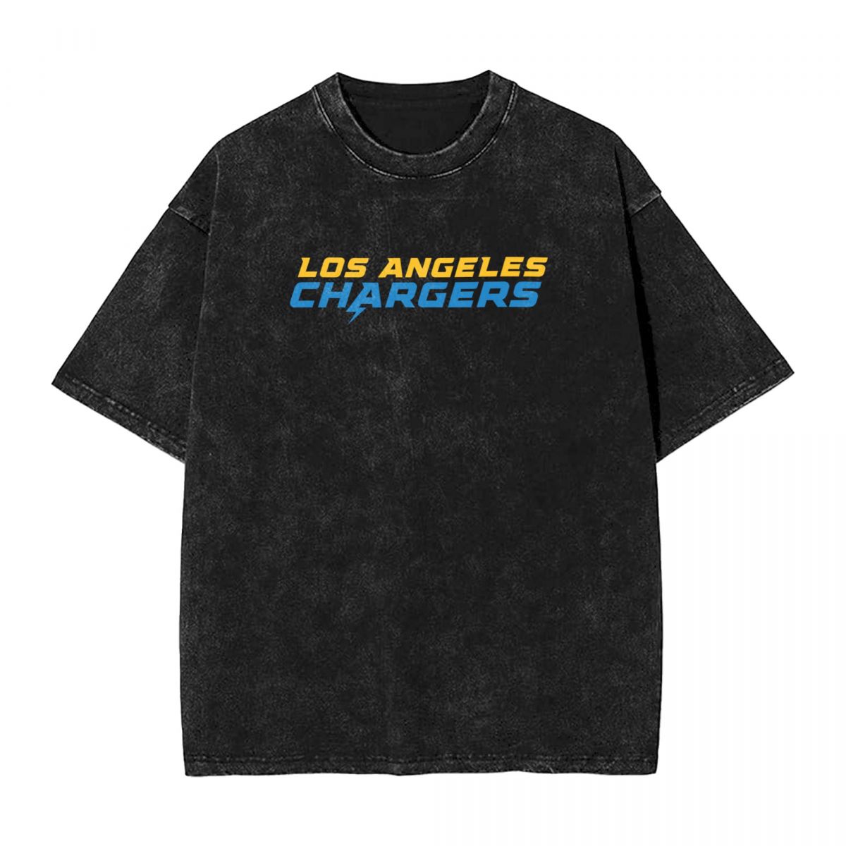 Los Angeles Chargers Wordmark Vintage Oversized T-Shirt Men's