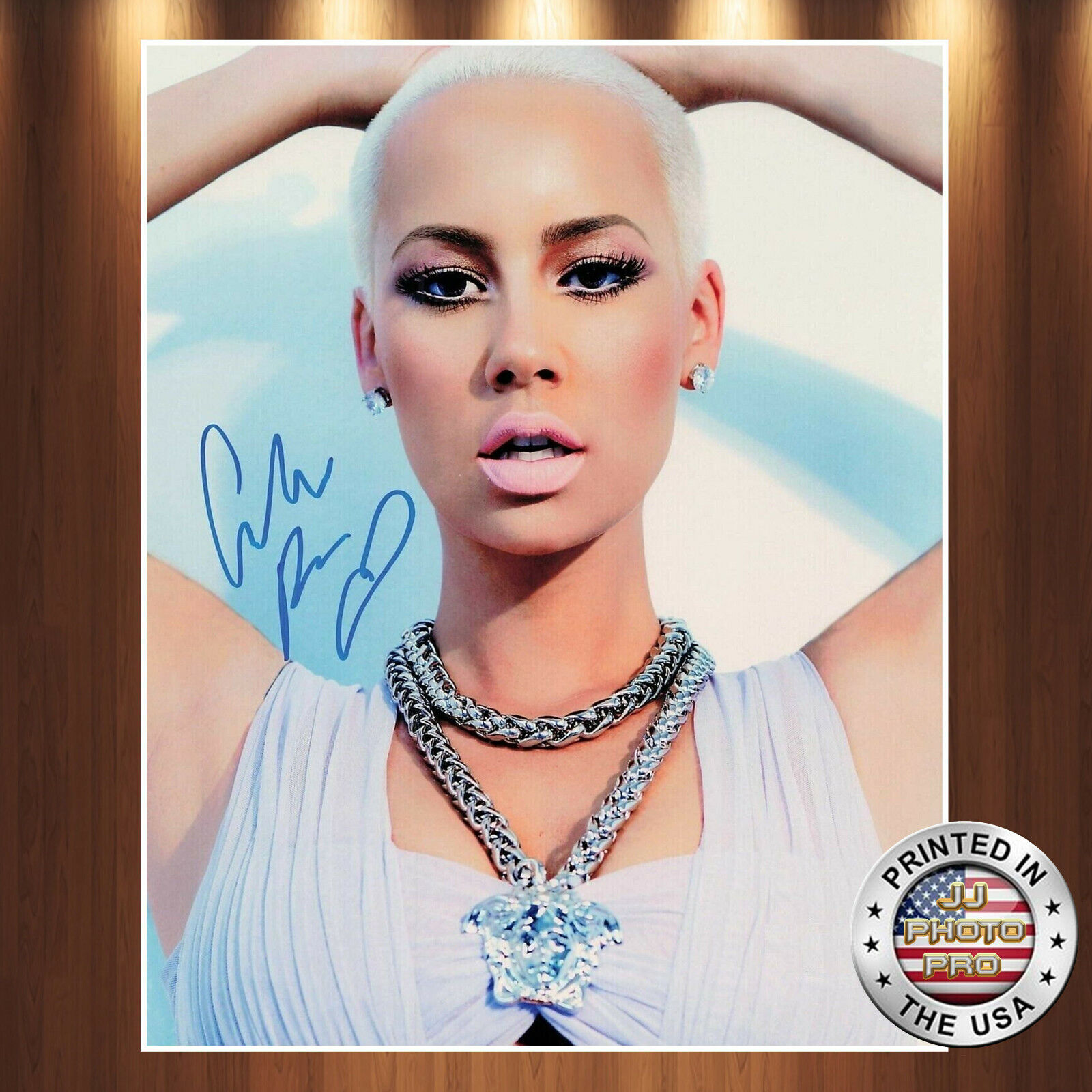 Amber Rose Autographed Signed 8x10 Photo Poster painting (Dancing with the Stars) REPRINT