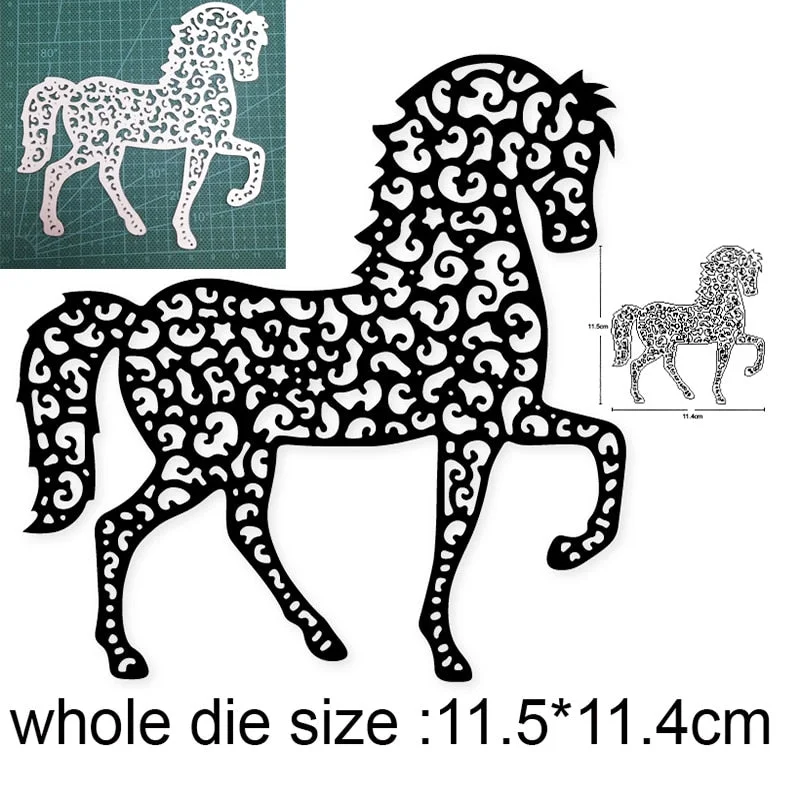 Crafts Metal Cutting Dies Cut Die Mold man Woman Riding Horse Decoration Scrapbooking Dies Knife Mould Blade Punch Stencils Dies
