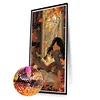 (45*75cm)Girl - Round AB Drill Diamond Painting