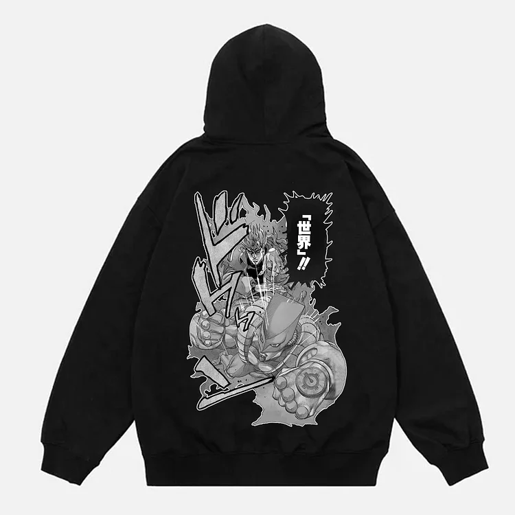 The World-Stand Powers Graphic Print Pullover Hoodie
