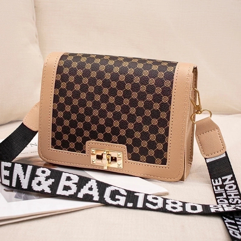 Women’s All Seasons Pu Leather Elegant Classic Style Square Bag