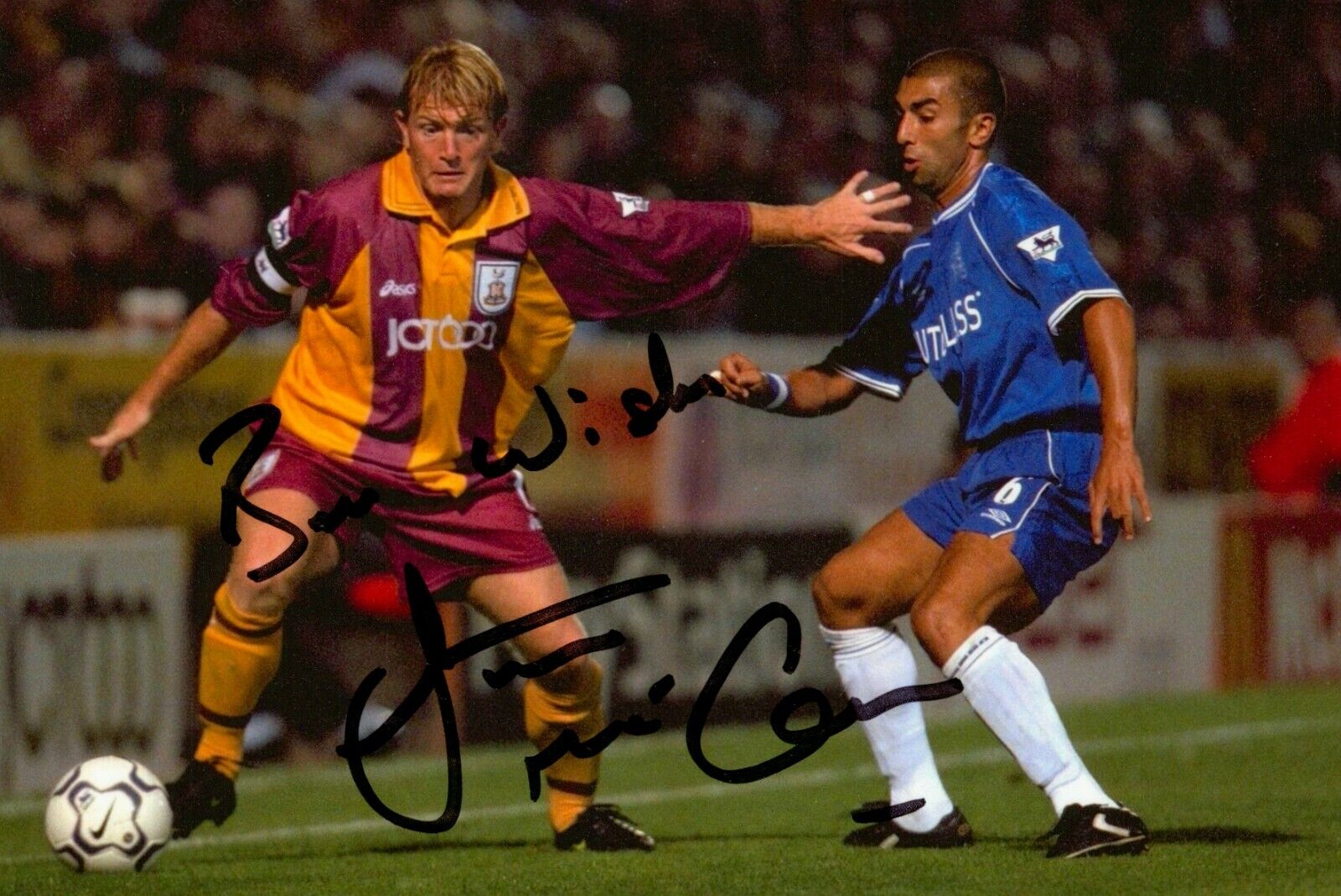 Stuart McCall Signed 6x4 Photo Poster painting Glasgow Rangers Bradford City Autograph + COA