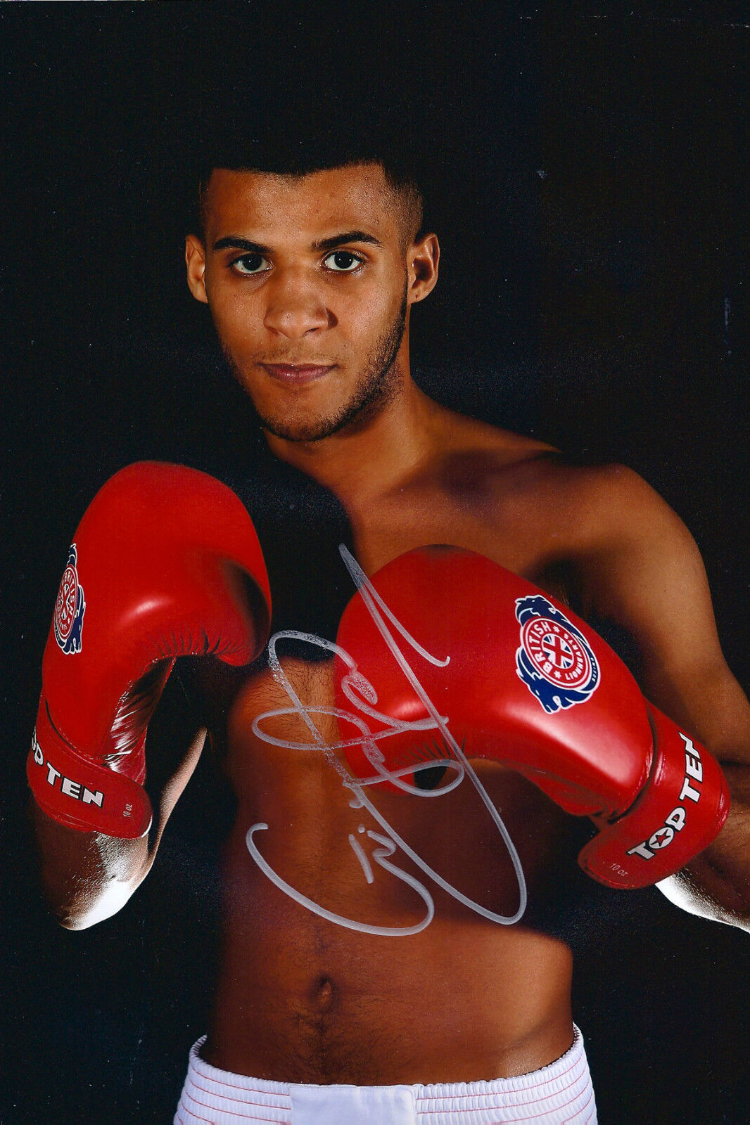 Gamal YAFAI Signed 12x8 Autograph Photo Poster painting AFTAL COA Birmingham Boxer