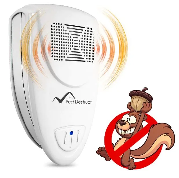 Ultrasonic Squirrel Repeller - Get Rid Of Squirrels In 72 Hours