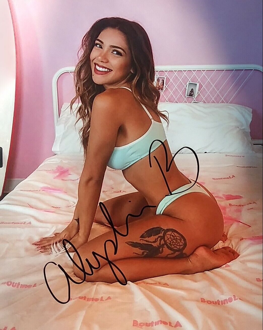 Alyshia Barragan signed 8 x 10