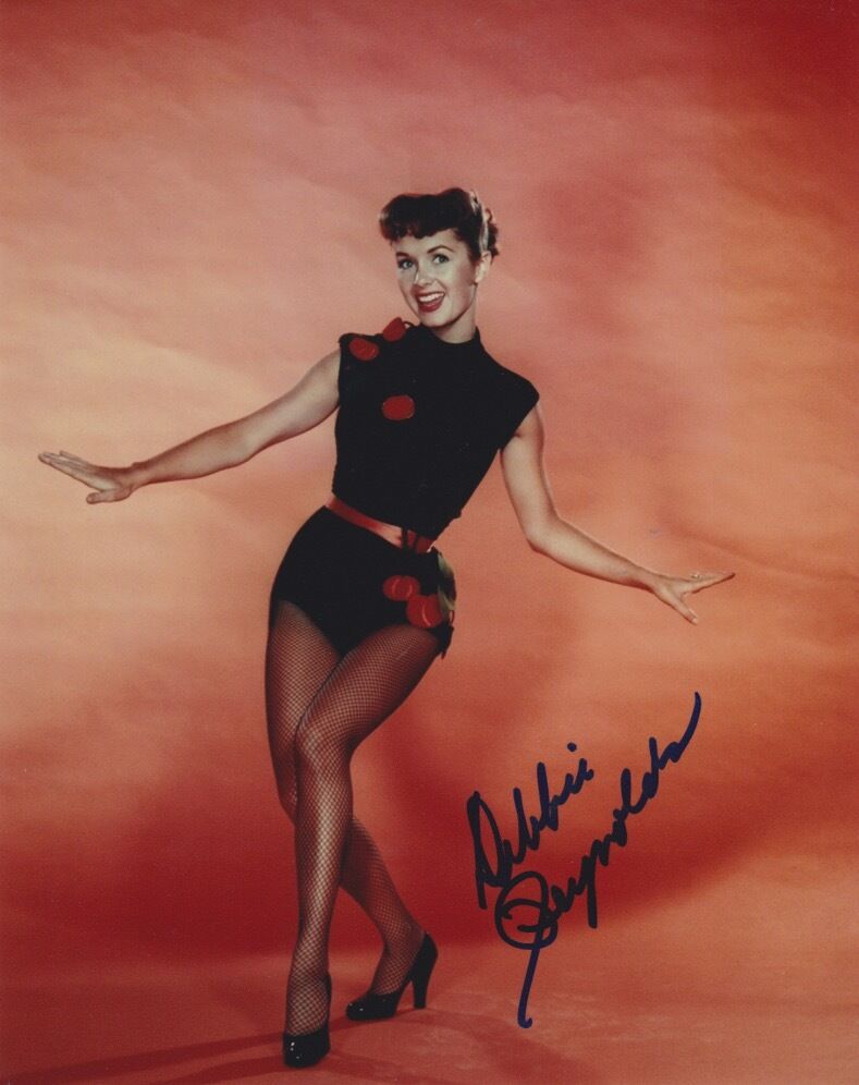 Debbie Reynolds signed 8x10 Photo Poster painting