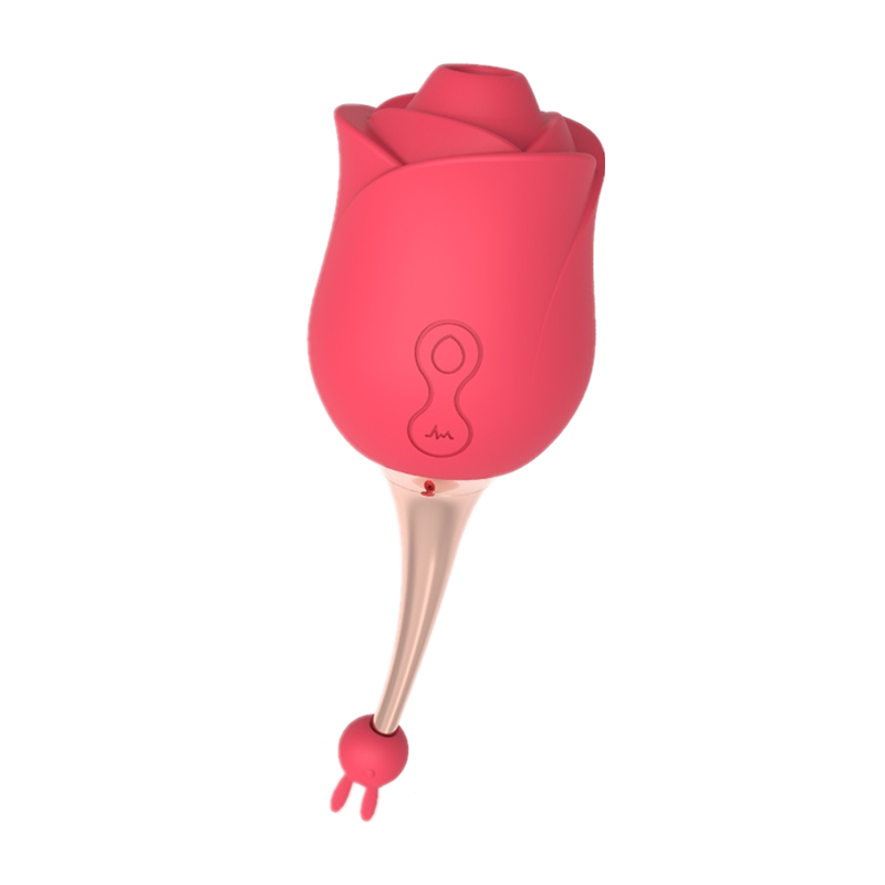 Rose Suction Toy with 2 Attachments for Pinpoint Stimulation