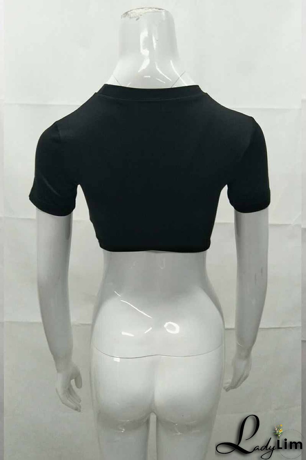 Burgundy Fashion Casual Solid Basic O Neck T-Shirts