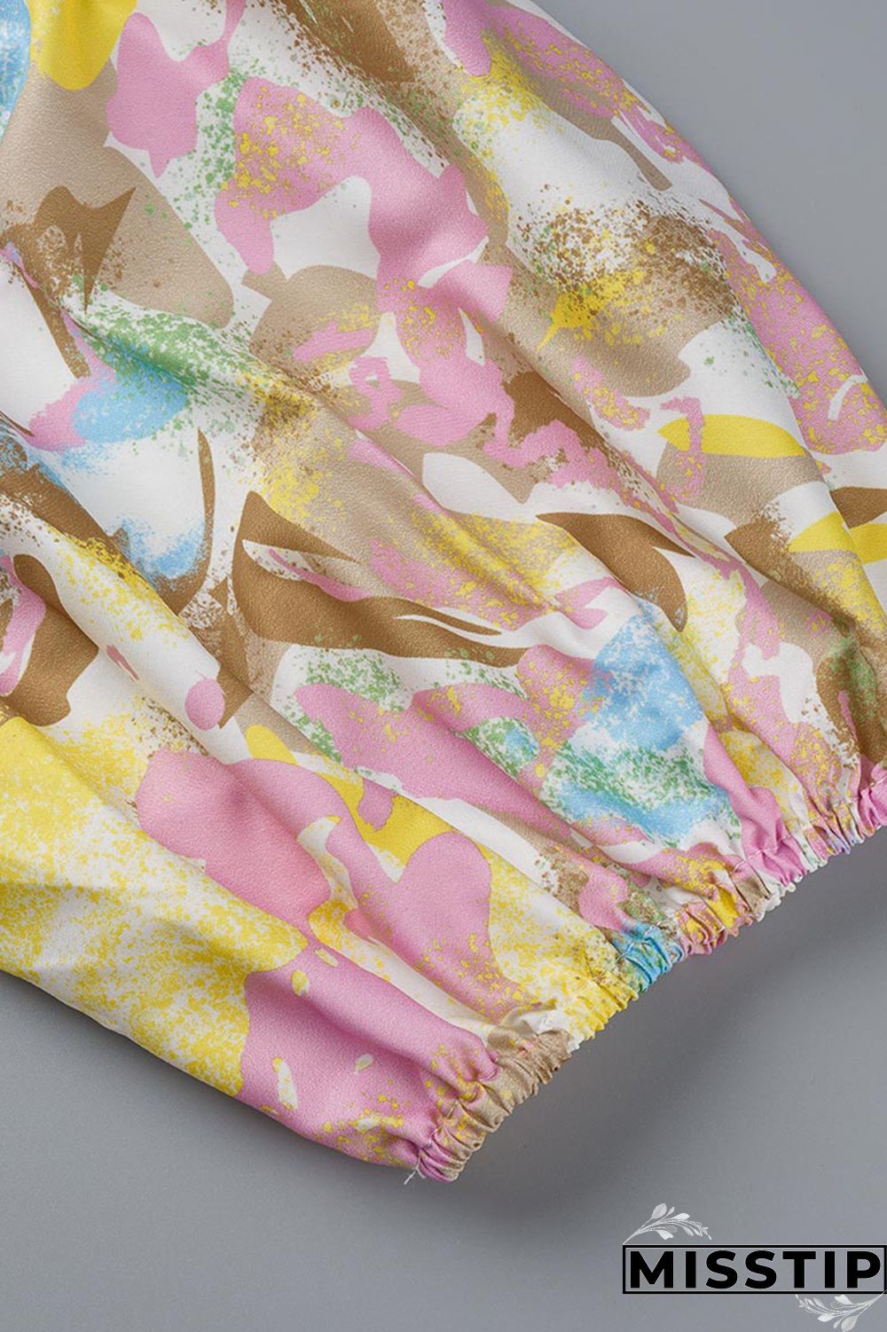 Blue Fashion Casual Plus Size Print Patchwork O Neck Short Sleeve Dress