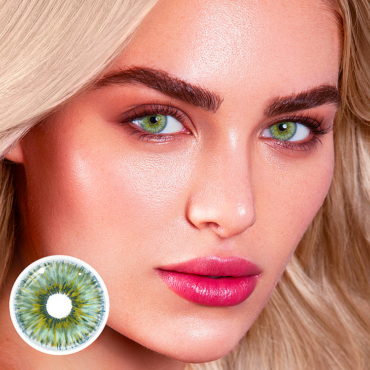 Rare Iris Green Contact Lenses