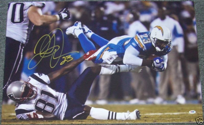 Quentin Jammer Signed Chargers 20x30 Photo Poster painting PSA/DNA COA Autograph Auto'd Poster