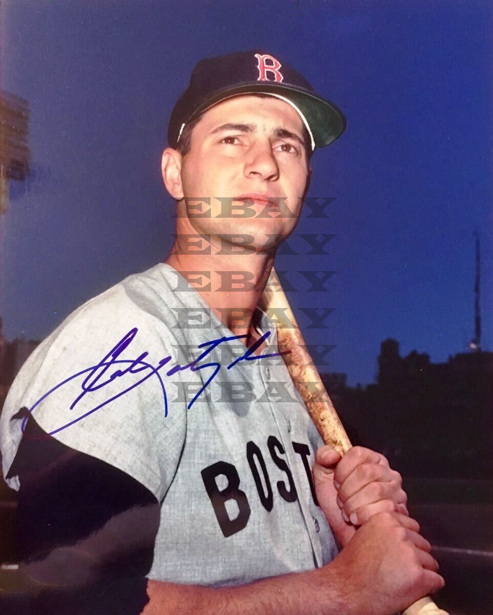 CARL YAZSTREMSKI (Red Sox) Signed 8x10 autographed Photo Poster painting Reprint