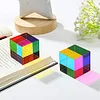 K9 Colored Crystal Cube Polishing and Color Printing Process to Make Crystal Cube Ornaments