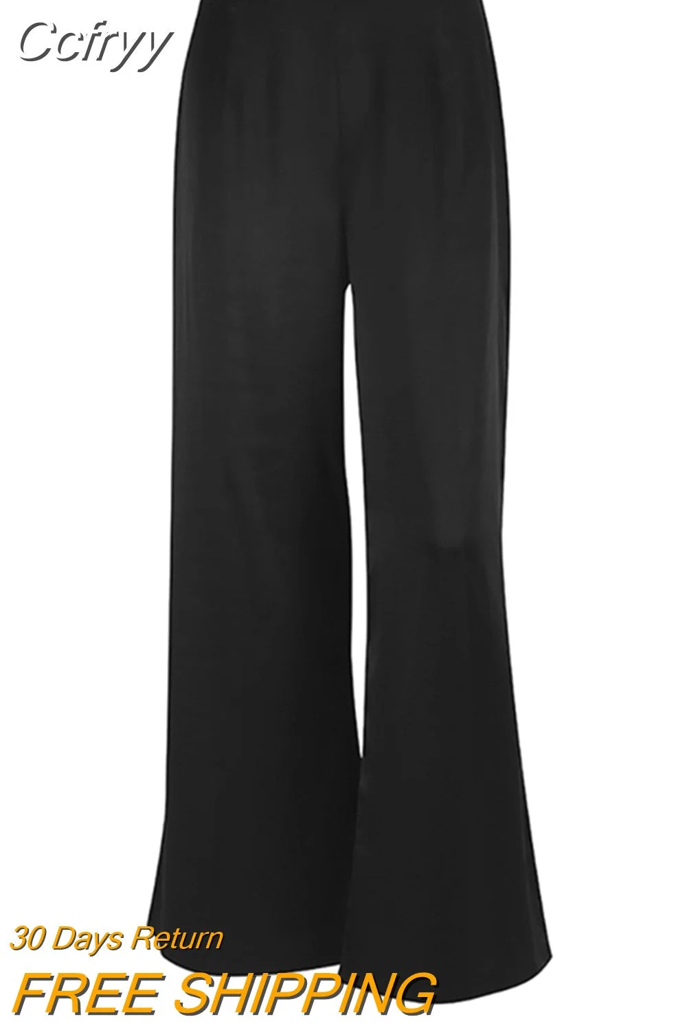 Huibahe Fashion Classy Women Palazzo Pants High Waist Floor-Length Satin Trousers Spring Summer 2023 High Street Baggy Pants