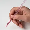 2Pcs Digital Oil Painting Brush Set Lightweight Soft Head Nylon Bristles Brush Non-Slip Professional Watercolor Brushes  Painting Supplies (Pink)